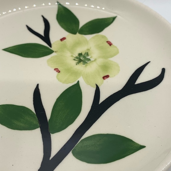 Vintage Blue Ridge Pottery MCM JONI DIXIE Dogwood design plates - Picture 5 of 6